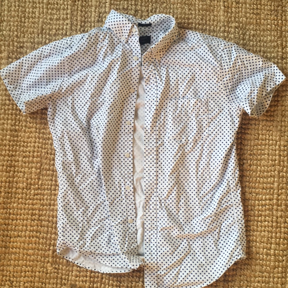 Oxford Shortsleeved Shirt Slim J Crew